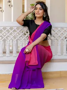 Satrani Ombre Pure Georgette Ready to Wear Saree