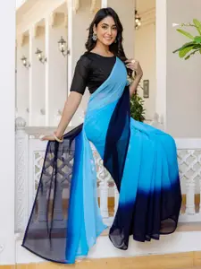 Satrani Ombre Pure Georgette Ready to Wear Saree