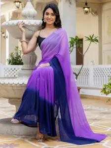 Satrani Ombre Pure Georgette Ready to Wear Saree