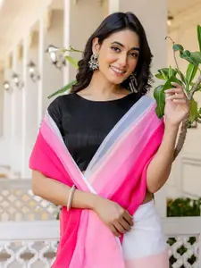 Satrani Ombre Dyed Pure Georgette Ready to Wear Saree