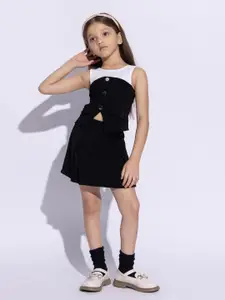 taffykids Girls Top with Skirt