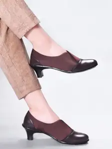 TRYME Women Block Heel Pumps