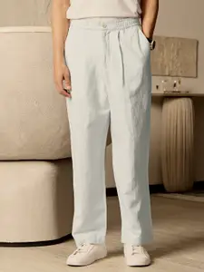 Andamen Men Signature Core Ultra Easy Wash Mid-Rise Cotton Chinos Trouser