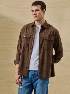Snitch Relaxed Fit Textured Casual Shirt