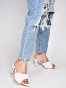 TRYME Women Open Toe Slim Heel Sandals