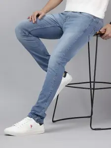 U.S. Polo Assn. Denim Co. Men Regallo Skinny Fit Heavy Fade Stretchable Jeans