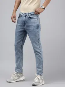 U.S. Polo Assn. Denim Co. Men Cole Tapered Cropped Fit Heavy Fade Jeans