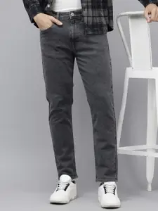 U.S. Polo Assn. Denim Co. Men Cole Tapered Fit Mid-Rise Light Fade Stretchable Jeans