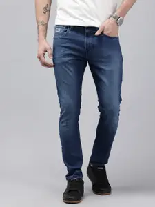 U.S. Polo Assn. Denim Co. Men Henry Skinny Fit Mid-Rise Light Fade Stretchable Jeans