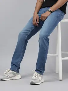 U.S. Polo Assn. Denim Co. Men Regallo Skinny Fit Mid-Rise Light Fade Stretchable Jeans