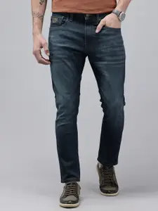 U.S. Polo Assn. Denim Co. Men Skinny Cropped Fit Heavy Fade Stretchable Jeans