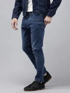 U.S. Polo Assn. Denim Co. Men Henry Skinny Fit Mid-Rise Light Fade Stretchable Jeans