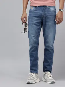 U.S. Polo Assn. Denim Co. Men Cole Tapered Cropped Fit Heavy Fade Jeans