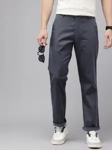 U.S. Polo Assn. Men Riley Straight Fit Textured Trousers