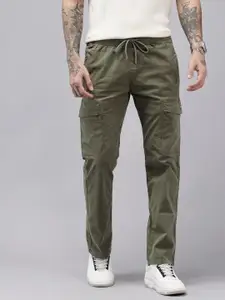 U.S. Polo Assn. Denim Co. Men Harold Slim Straight Fit Cargos Trousers