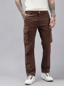 U.S. Polo Assn. Denim Co. Men Harold Slim Straight Fit Cargos Trousers