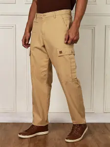 Thomas Scott Men Smart Straight Fit Cargos Trousers