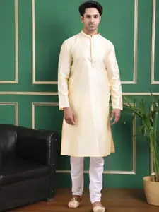 TATTVA Men Woven Design Regular Kurta with Pyjamas