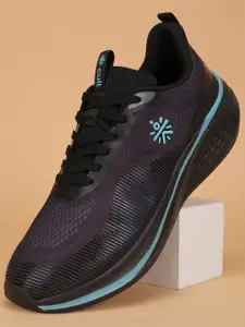 CULT Men Typhon Running Shoes - Black & Turquoise