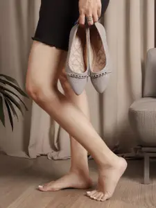 CORSICA Women Pointed Toe Comfortable Flats with Buckles