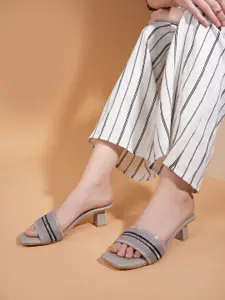 DressBerry Women Synthetic Leather Embellished Regular Kitten Heels