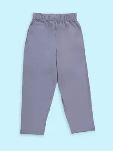 KiddoPanti Boys Pure Cotton Relaxed Fit Track Pants