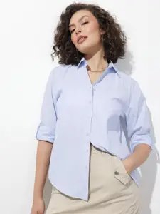 The Roadster Lifestyle Co. Pure Cotton Oversized Casual Shirt