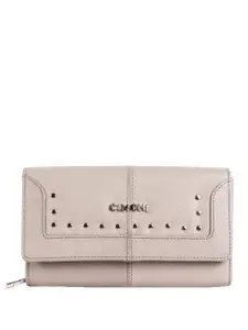CIMONI Women Textured Leather Envelope