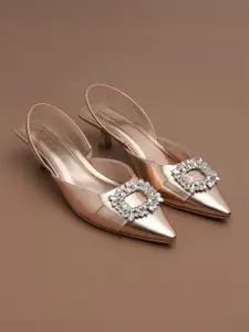 Lino Perros Women Pointed Toe Kitten Pumps