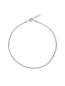 925 SILLER 925 Pure Silver Link Anklet