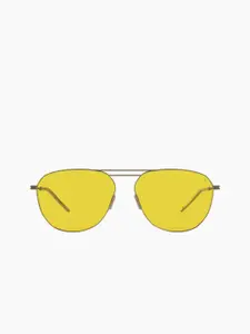 INTENSE FOCUS Men UV Protected Aviator Intense Focus Eyewear Sunglasses Light rim 26 X C-G