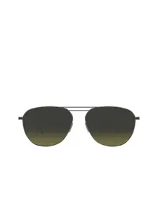 INTENSE FOCUS Men UV Protected Aviator Sunglasses Light rim 26 X C-D-