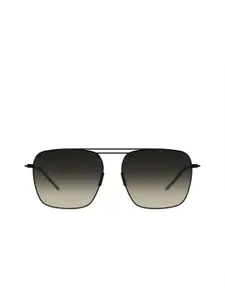 INTENSE FOCUS Men UV Protected Aviator Sunglasses Luster 48 X C