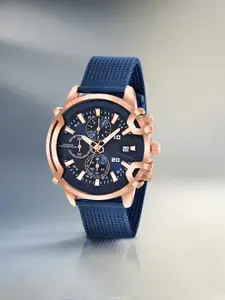 French Connection Men Stainless Steel Bracelet Straps Chronograph Watch FCH003UM