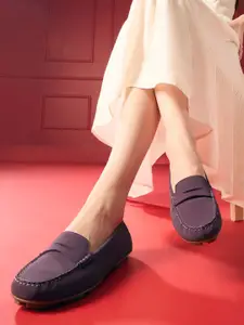 Inc 5 Women Casual Solid Round Toe Loafers