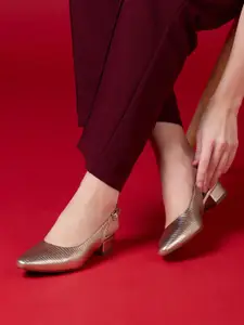 Inc 5 Women Embellished Block Heel Mules