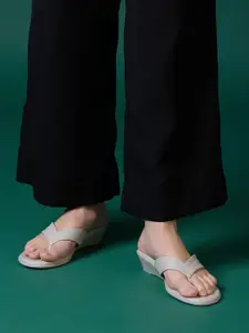 Inc 5 Solid Open Back Wedge Sandals