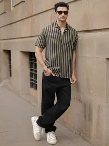 Powerlook Men Striped Casual Shirt
