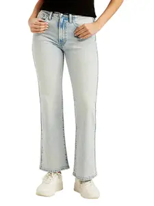 Levis Women Classic Regular Fit Mid-Rise Heavy Fade Stretchable Jeans