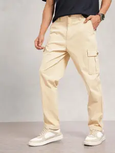 Nautica Men Solid Cargos Trousers