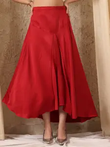 NEUDIS High-Waist A-Line Maxi Skirt