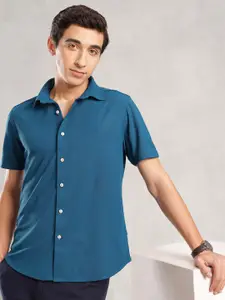 Nautica Men Premium Slim Fit 4 Way stretch CoolMax Casual Shirt