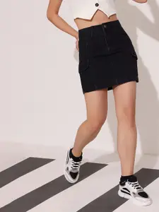 DOLCE CRUDO Straight Mini Skirt