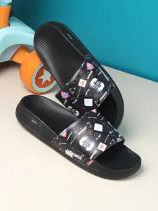 yoho Men Superman Printed Sliders