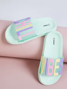 max Girls Printed Sliders