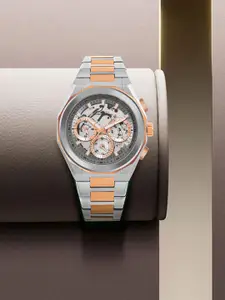 French Connection Men Dial & Stainless Steel Straps Analogue Multi Function Watch FCH21RTM