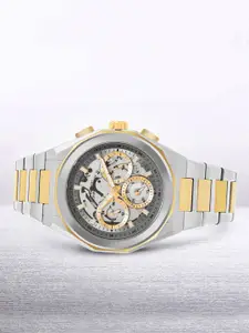 French Connection Men Round Dial & Stainless Steel Straps AnalogueWatch FCH21TM