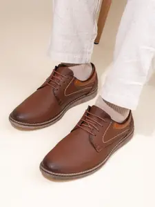 The Roadster Lifestyle Co. Men Tan Colour Round Toe Casual Shoes