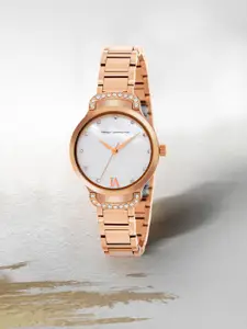 French Connection Women Dial & Stainless Steel Bracelet Style Straps Watch FCH7RGM