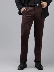 Van Heusen Men Skinny Fit Formal Trousers